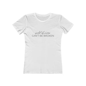 "Wild Hearts Can't Be Broken" By Wild Heart Events - Women's The Boyfriend Tee