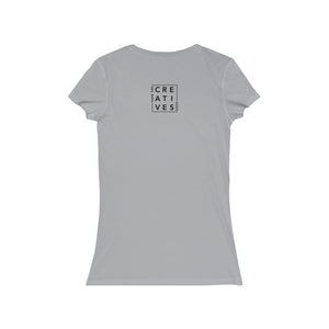 "No Risk No Magic" - By Circa - Women's Jersey Short Sleeve V-Neck Tee