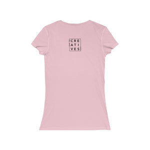 "No Risk No Magic" - By Circa - Women's Jersey Short Sleeve V-Neck Tee
