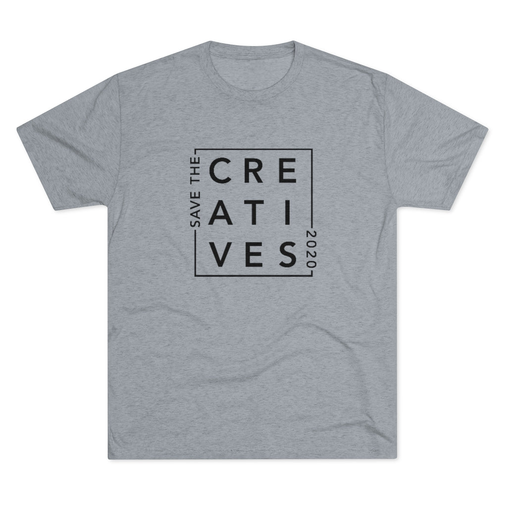 "Save The Creatives 2020" By Midnight Confetti- Men's Tri-Blend Tee