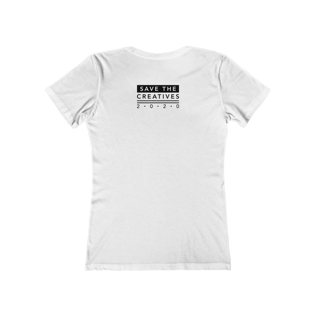 "Save The Creatives" - By Midnight Confetti - Women's The Boyfriend Tee