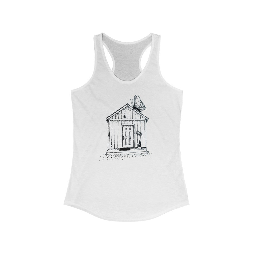 Shelter In Peace by Laurel P. - Women's Ideal Racerback Tank