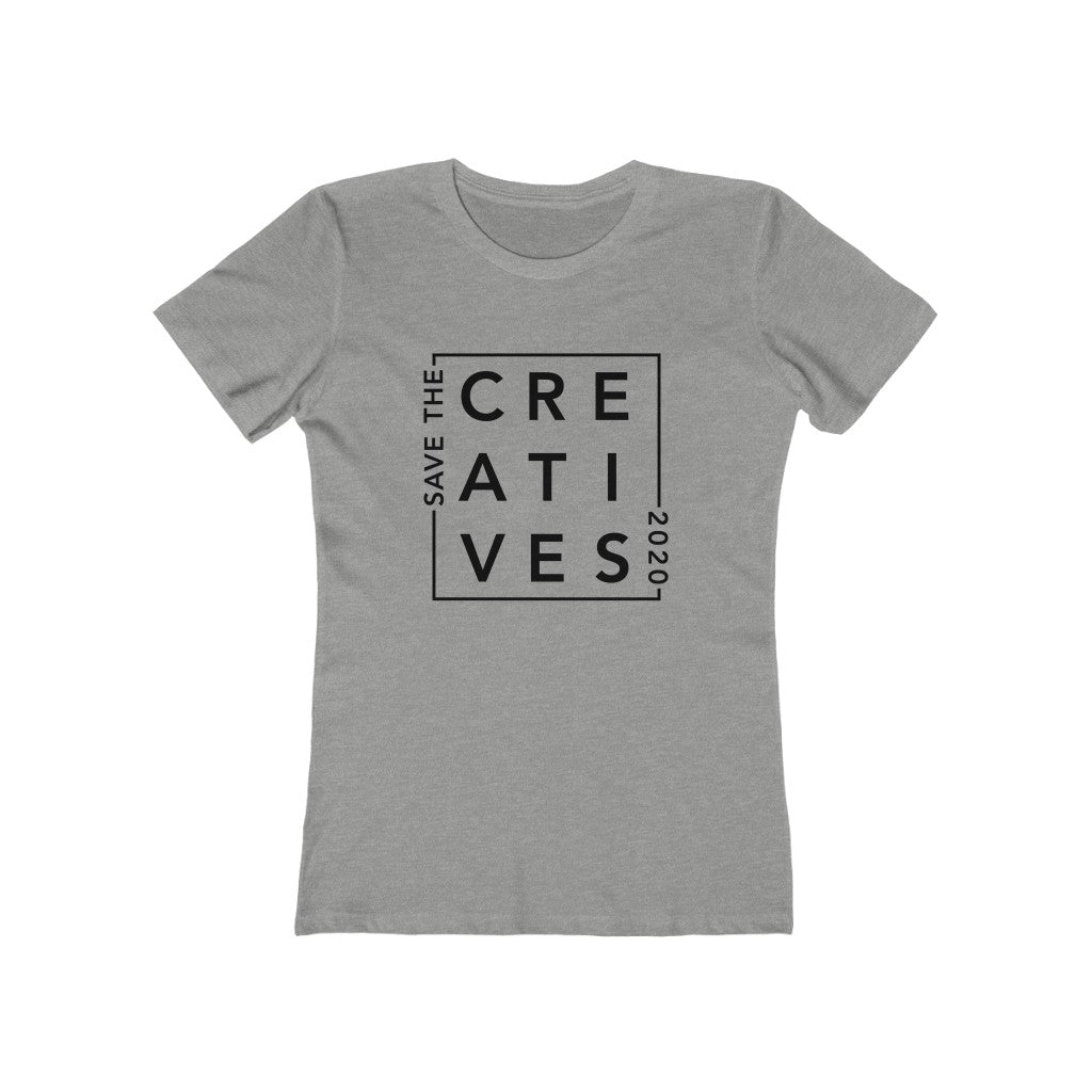 "Save The Creatives" - By Midnight Confetti - Women's The Boyfriend Tee