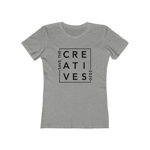 "Save The Creatives" - By Midnight Confetti - Women's The Boyfriend Tee
