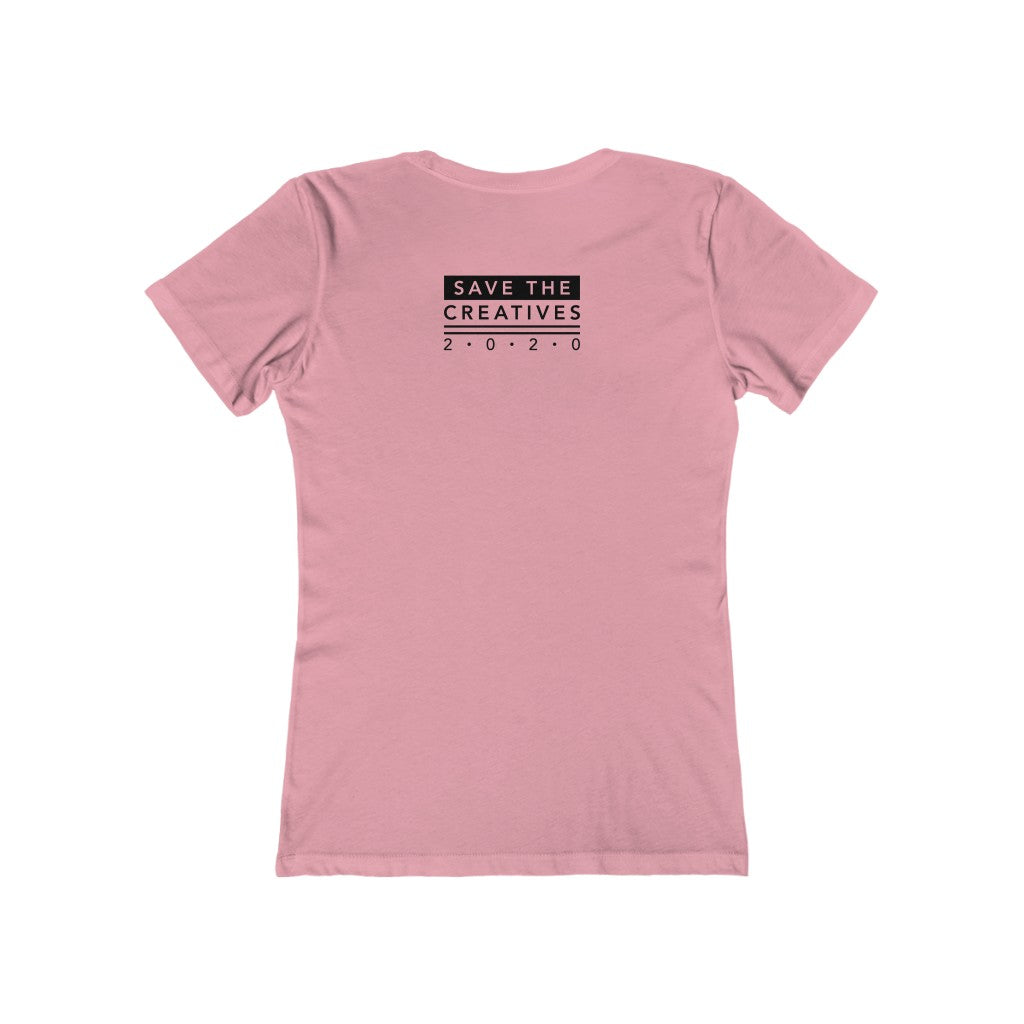 "Save The Creatives" - By Midnight Confetti - Women's The Boyfriend Tee